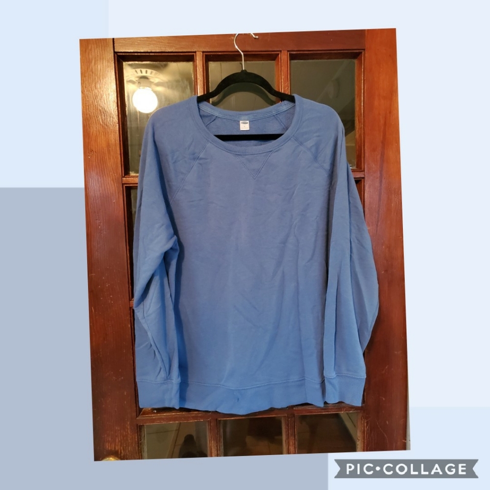 Blue sweatshirt